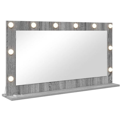 Specchio da VanitÃ  Rettangolare Grigio Sonoma 100 x 55 x 18 cm