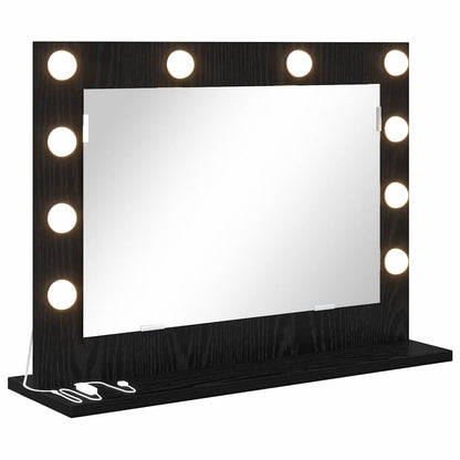 Specchio da VanitÃ  Rettangolare Rovere Nero 60 x 45 x 18 cm