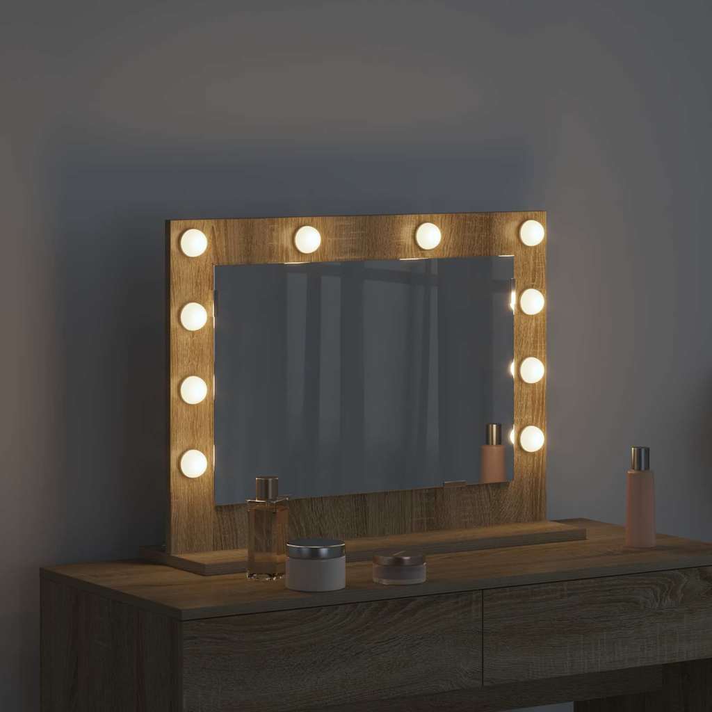 Specchio da VanitÃ  Rettangolare Rovere Sonoma 60 x 45 x 18 cm