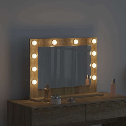 Specchio da VanitÃ  Rettangolare Rovere Sonoma 60 x 45 x 18 cm