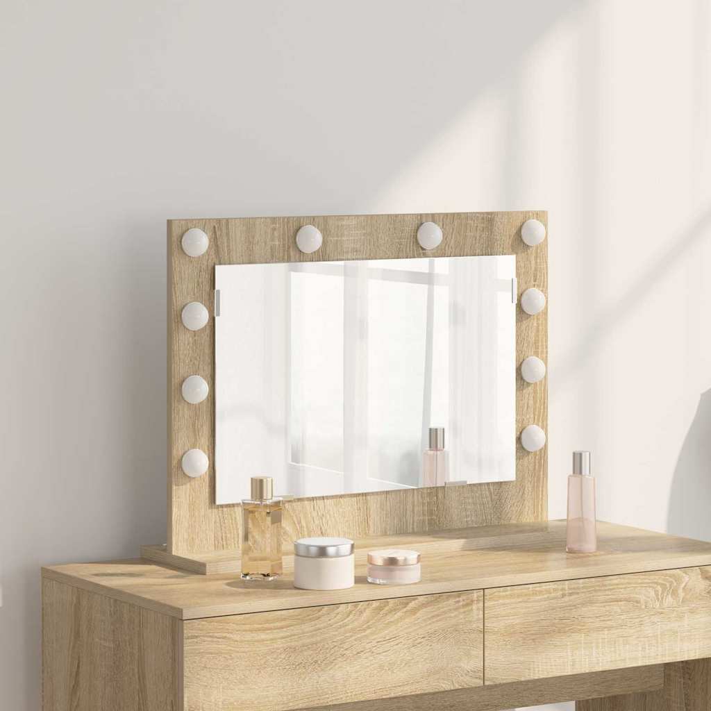 Specchio da VanitÃ  Rettangolare Rovere Sonoma 60 x 45 x 18 cm