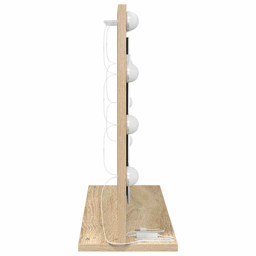 Specchio da VanitÃ  Rettangolare Rovere Sonoma 60 x 45 x 18 cm