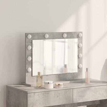 Specchio da VanitÃ  Rettangolare Grigio cemento 60 x 45 x 18 cm