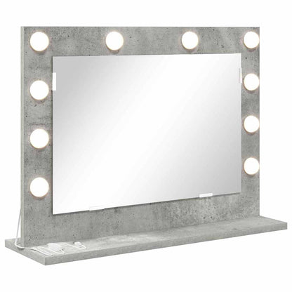 Specchio da VanitÃ  Rettangolare Grigio cemento 60 x 45 x 18 cm