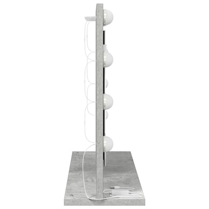 Specchio da VanitÃ  Rettangolare Grigio cemento 60 x 45 x 18 cm
