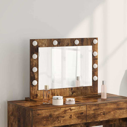 Specchio da VanitÃ  Rettangolare Rovere fumÃ© 60 x 45 x 18 cm