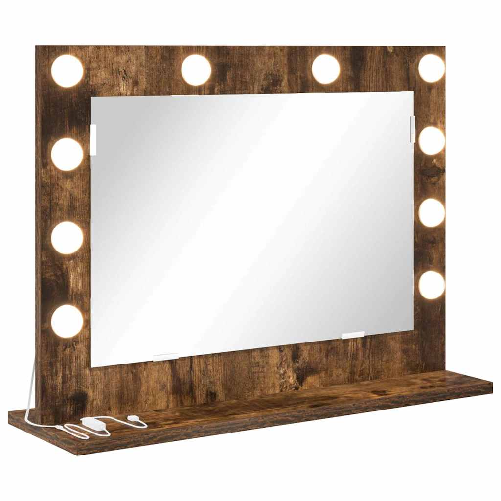 Specchio da VanitÃ  Rettangolare Rovere fumÃ© 60 x 45 x 18 cm
