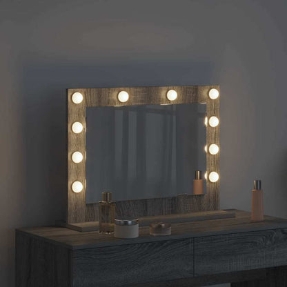 Specchio da VanitÃ  Rettangolare Grigio Sonoma 60 x 45 x 18 cm