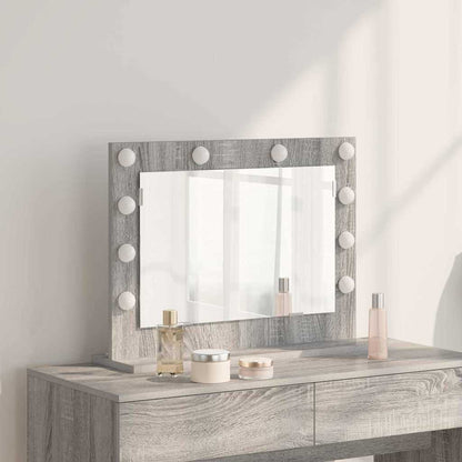 Specchio da VanitÃ  Rettangolare Grigio Sonoma 60 x 45 x 18 cm