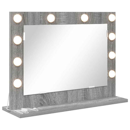 Specchio da VanitÃ  Rettangolare Grigio Sonoma 60 x 45 x 18 cm