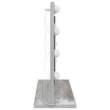 Specchio da VanitÃ  Rettangolare Grigio Sonoma 60 x 45 x 18 cm