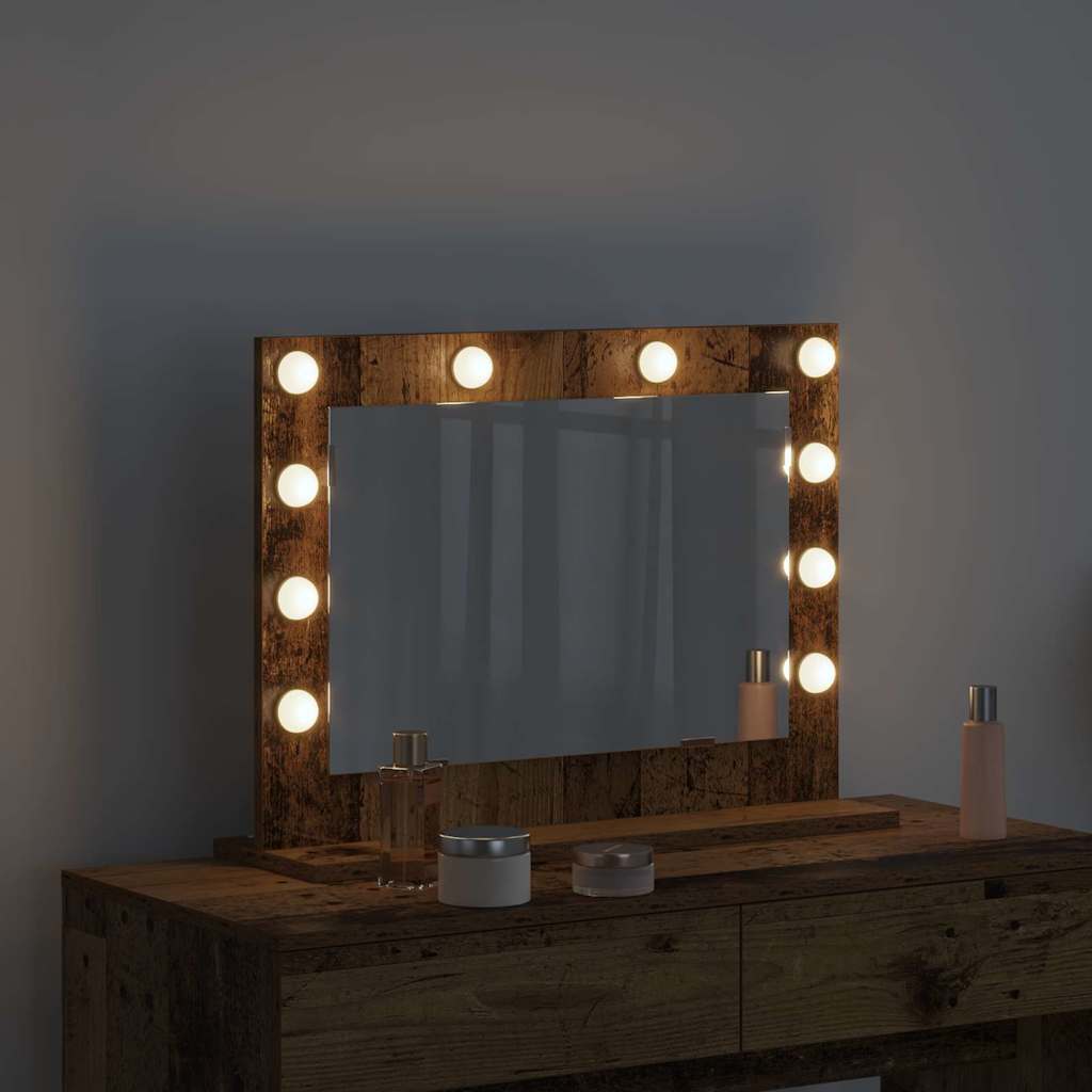 Specchio da VanitÃ  Rettangolare Legno vecchio 60 x 45 x 18 cm