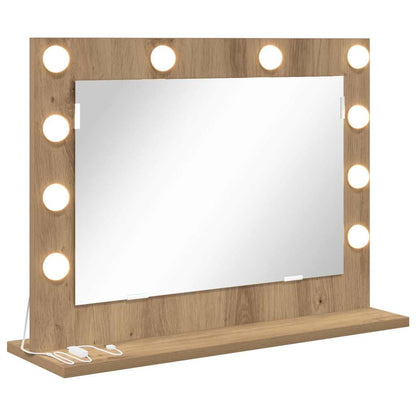 Specchio da VanitÃ  Rovere artigianale 60 x 45 x 18 cm