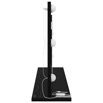 Specchio da VanitÃ  Rettangolare Rovere Nero 80 x 45 x 18 cm