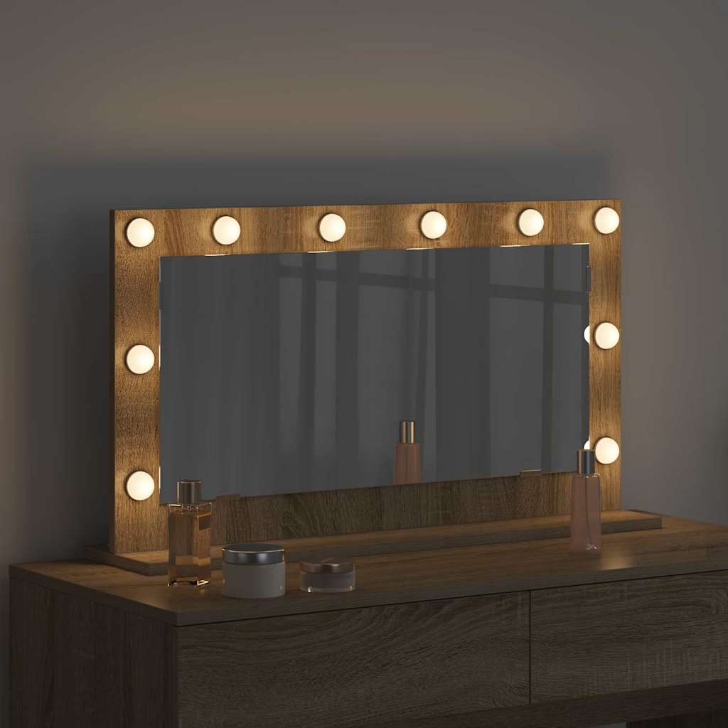 Specchio da VanitÃ  Rettangolare Rovere Sonoma 80 x 45 x 18 cm