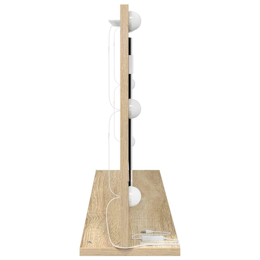 Specchio da VanitÃ  Rettangolare Rovere Sonoma 80 x 45 x 18 cm