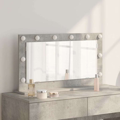 Specchio da VanitÃ  Rettangolare Grigio cemento 80 x 45 x 18 cm