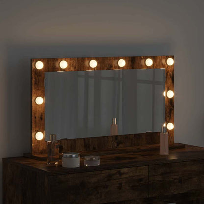 Specchio da VanitÃ  Rettangolare Rovere fumÃ© 80 x 45 x 18 cm