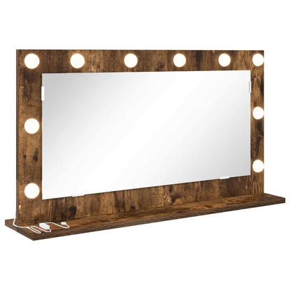 Specchio da VanitÃ  Rettangolare Rovere fumÃ© 80 x 45 x 18 cm