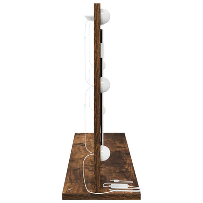 Specchio da VanitÃ  Rettangolare Rovere fumÃ© 80 x 45 x 18 cm