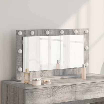 Specchio da VanitÃ  Rettangolare Grigio Sonoma 80 x 45 x 18 cm