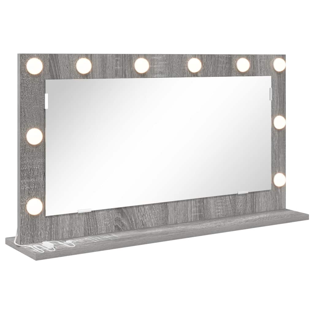 Specchio da VanitÃ  Rettangolare Grigio Sonoma 80 x 45 x 18 cm