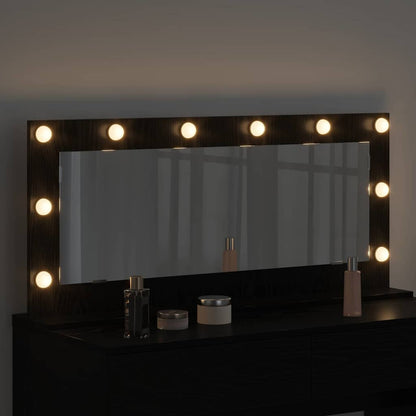 Specchio da VanitÃ  Rettangolare Rovere Nero 100 x 45 x 18 cm