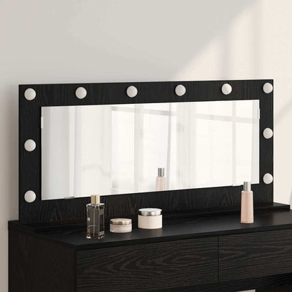 Specchio da VanitÃ  Rettangolare Rovere Nero 100 x 45 x 18 cm
