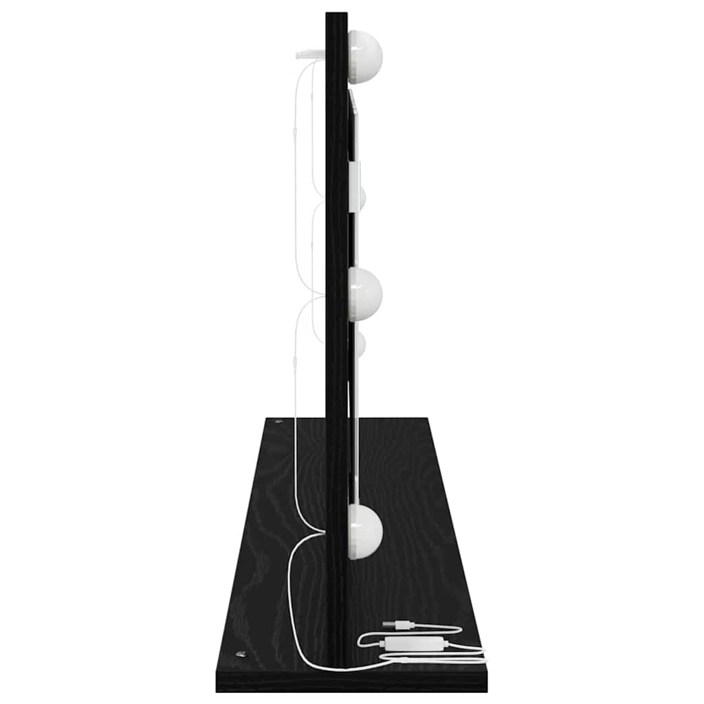 Specchio da VanitÃ  Rettangolare Rovere Nero 100 x 45 x 18 cm