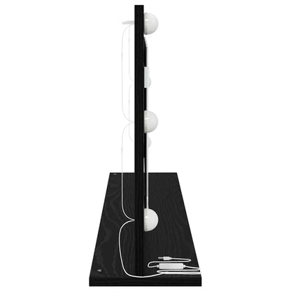 Specchio da VanitÃ  Rettangolare Rovere Nero 100 x 45 x 18 cm