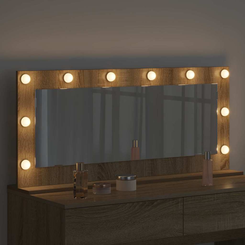 Specchio da VanitÃ  Rettangolare Rovere Sonoma 100 x 45 x 18 cm