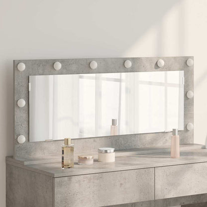 Specchio da VanitÃ  Rettangolare Grigio cemento 100 x 45 x 18 cm