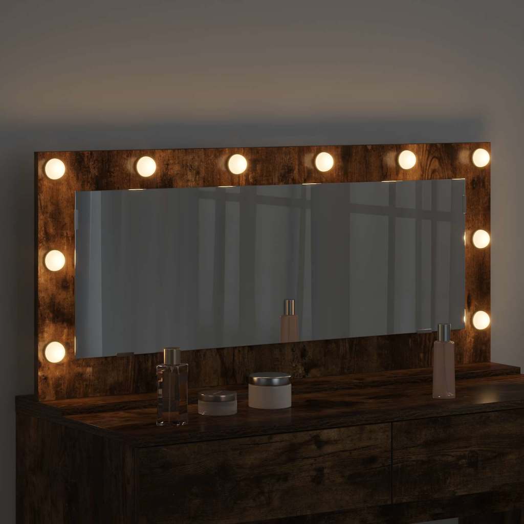 Specchio da VanitÃ  Rettangolare Rovere fumÃ© 100 x 45 x 18 cm