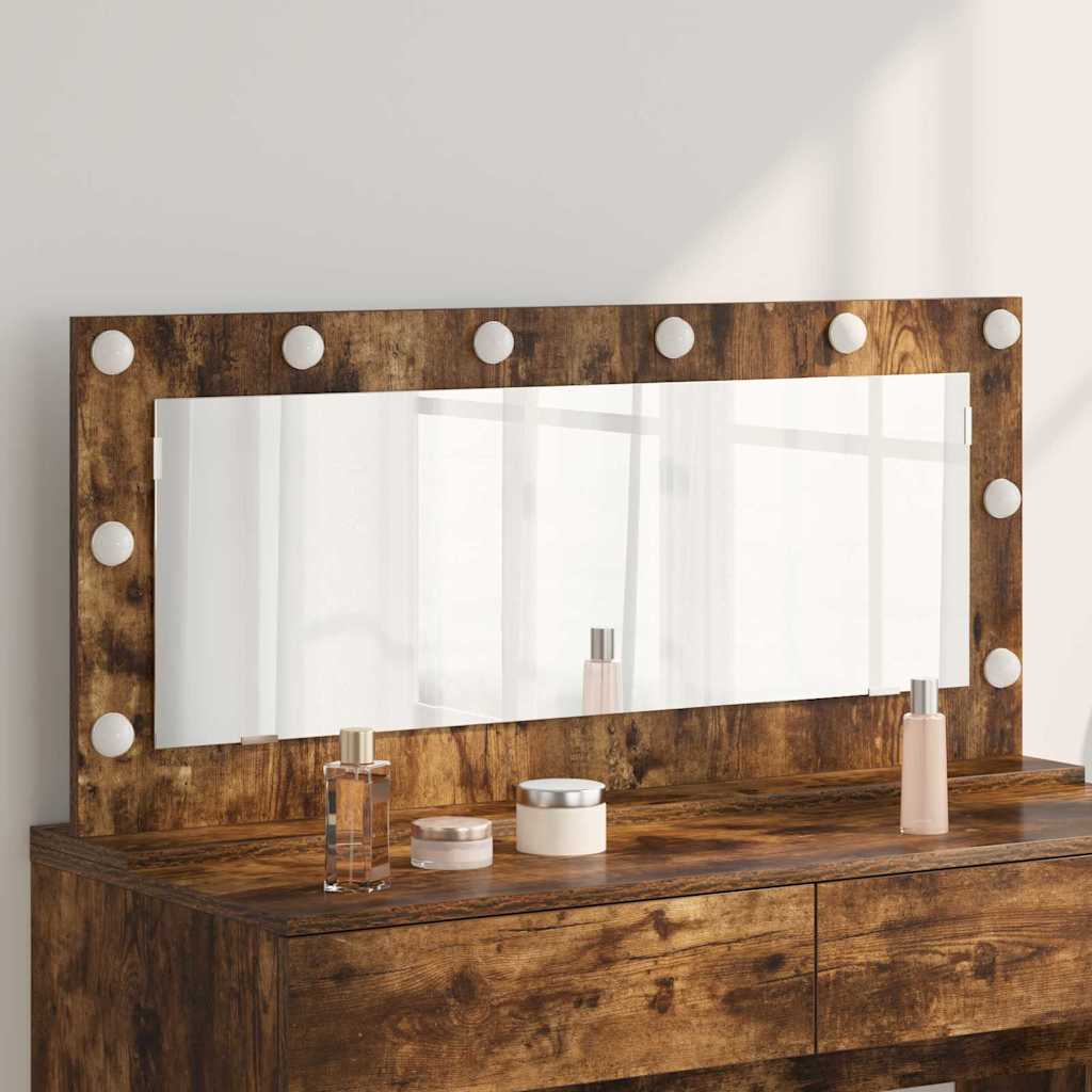 Specchio da VanitÃ  Rettangolare Rovere fumÃ© 100 x 45 x 18 cm