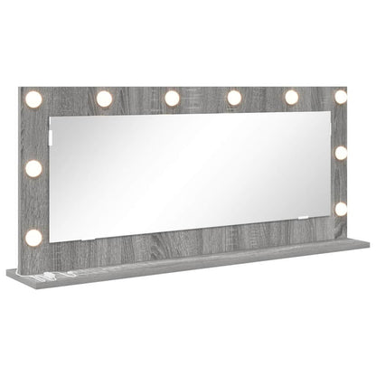 Specchio da VanitÃ  Rettangolare Grigio Sonoma 100 x 45 x 18 cm