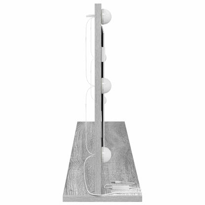 Specchio da VanitÃ  Rettangolare Grigio Sonoma 100 x 45 x 18 cm