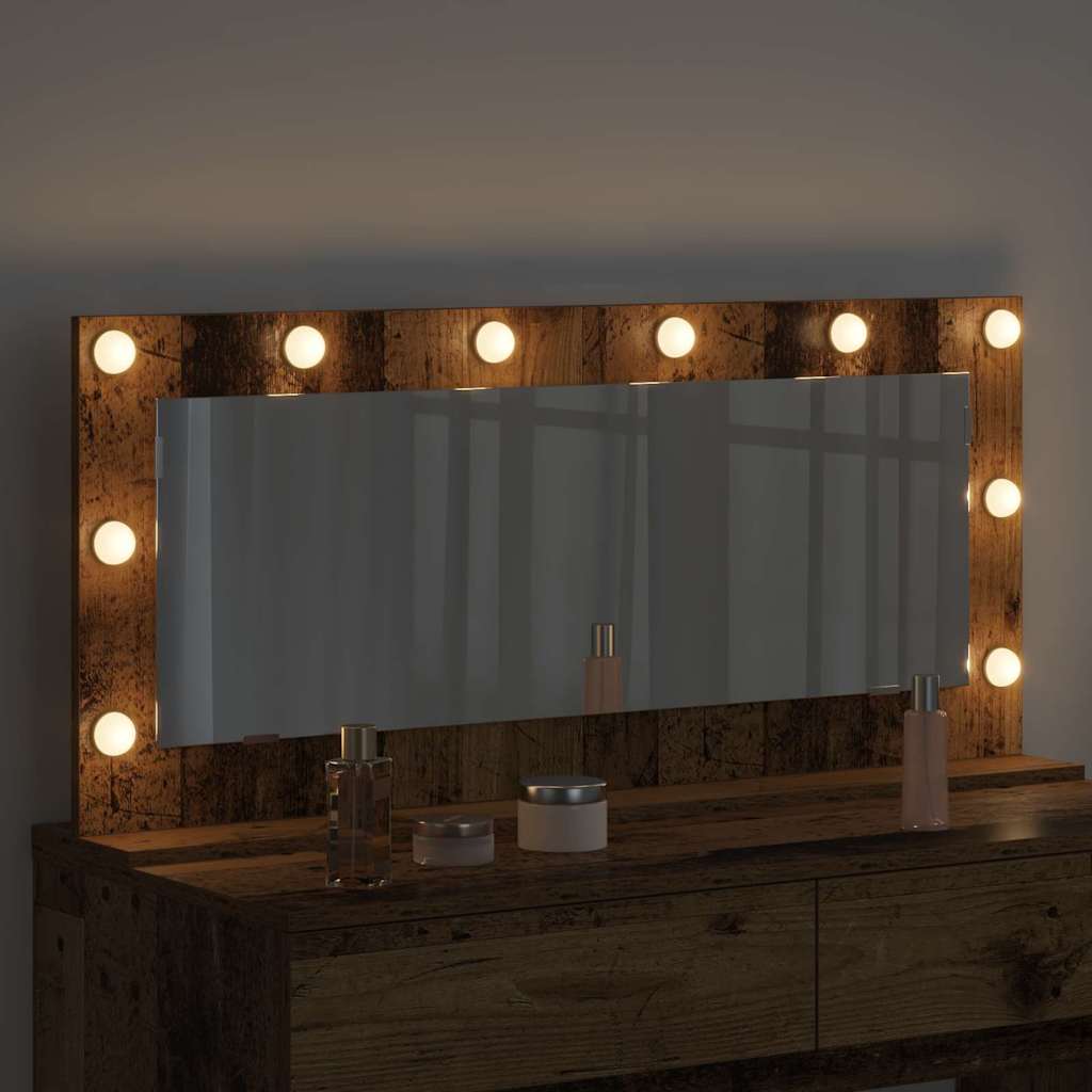 Specchio da VanitÃ  Rettangolare Legno vecchio 100 x 45 x 18 cm