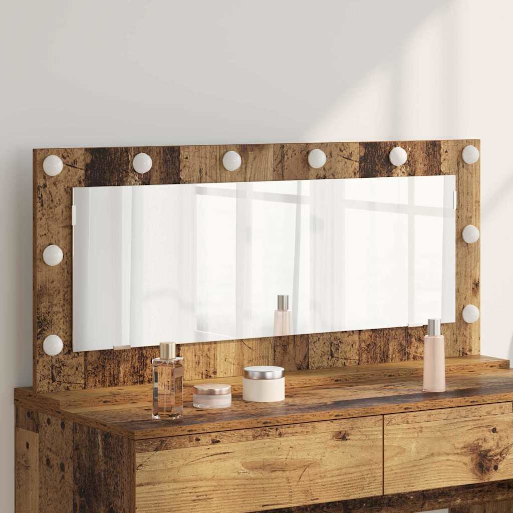 Specchio da VanitÃ  Rettangolare Legno vecchio 100 x 45 x 18 cm