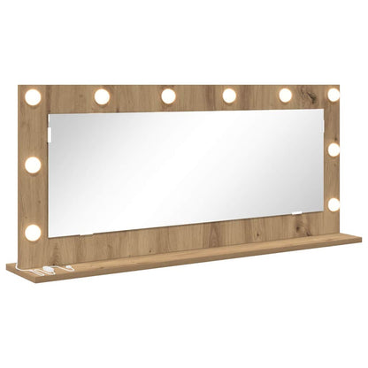Specchio da VanitÃ  Rovere artigianale 100 x 45 x 18 cm