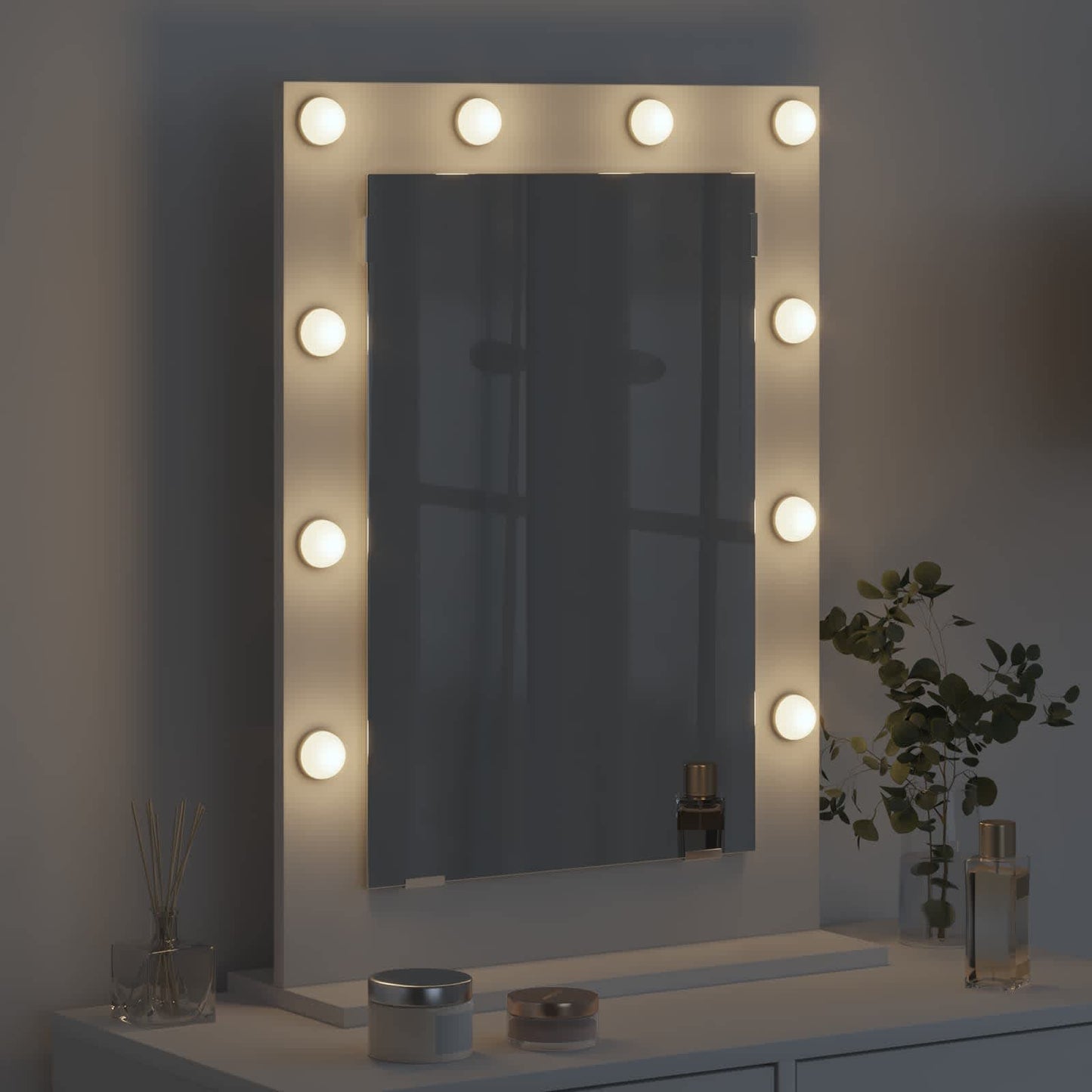 Specchio da VanitÃ  Rettangolare Bianco 70 x 50 x 18 cm