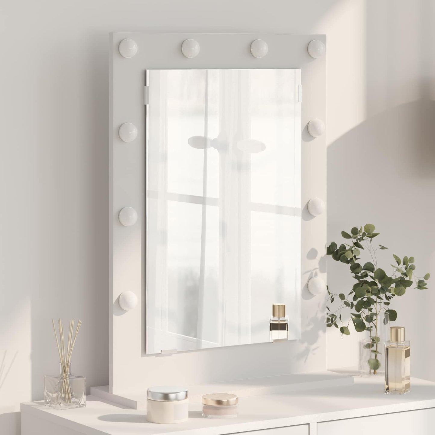 Specchio da VanitÃ  Rettangolare Bianco 70 x 50 x 18 cm
