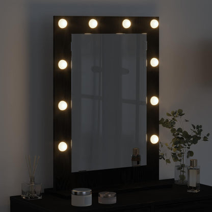 Specchio da VanitÃ  Rettangolare Rovere Nero 70 x 50 x 18 cm