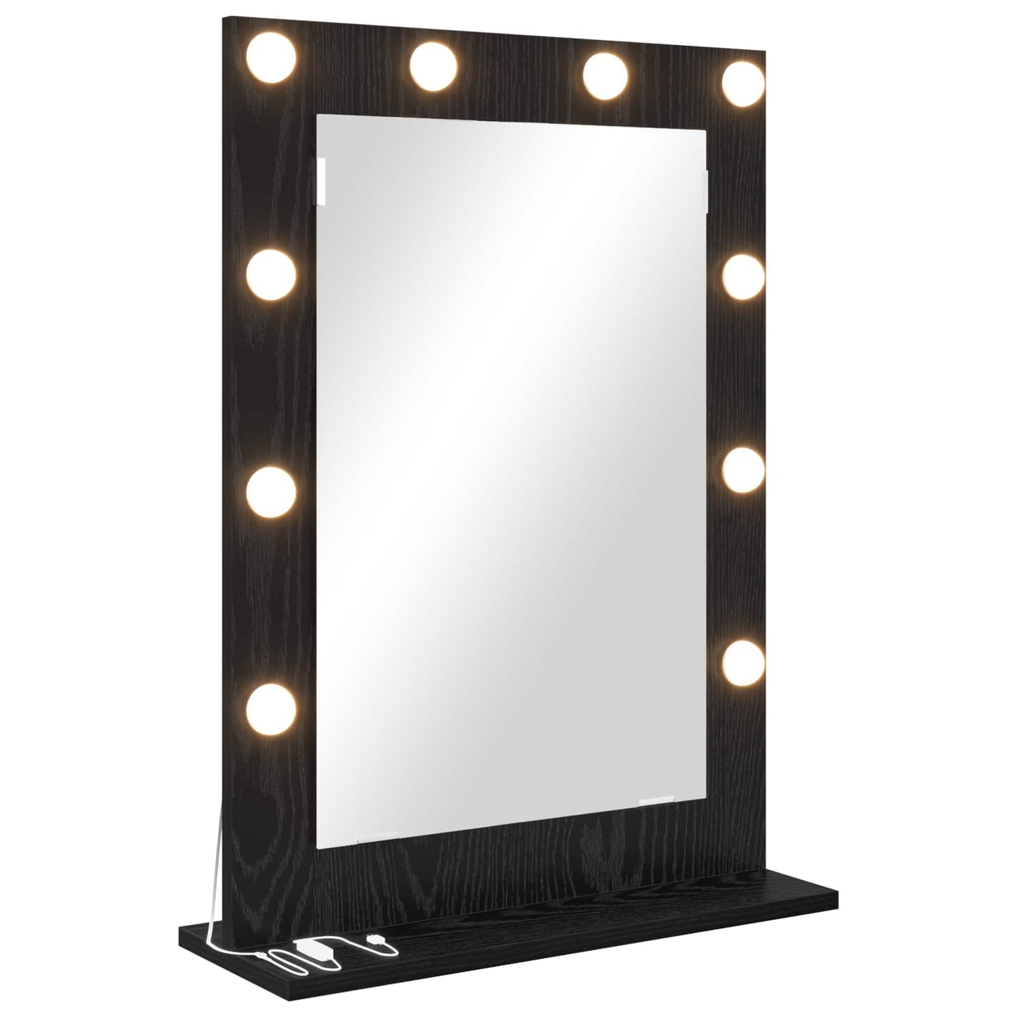 Specchio da VanitÃ  Rettangolare Rovere Nero 70 x 50 x 18 cm