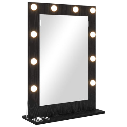 Specchio da VanitÃ  Rettangolare Rovere Nero 70 x 50 x 18 cm