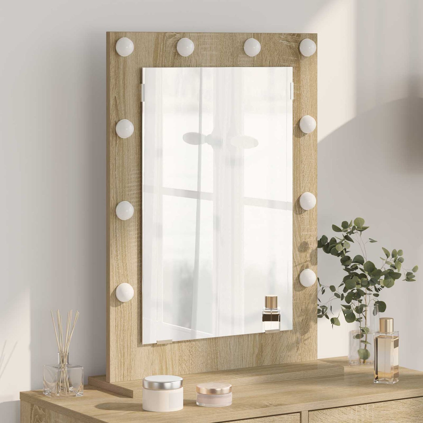 Specchio da VanitÃ  Rettangolare Rovere Sonoma 70 x 50 x 18 cm