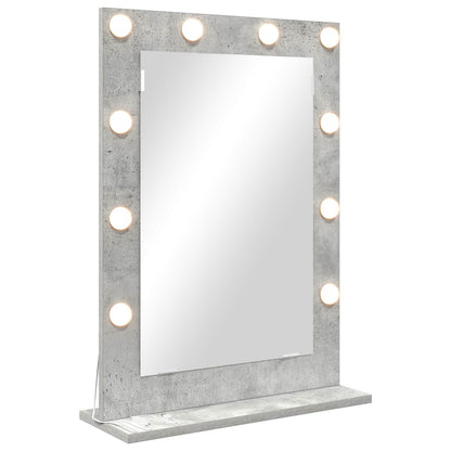 Specchio da VanitÃ  Rettangolare Grigio cemento 70 x 50 x 18 cm