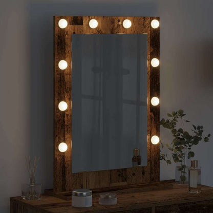 Specchio da VanitÃ  Rettangolare Rovere fumÃ© 70 x 50 x 18 cm
