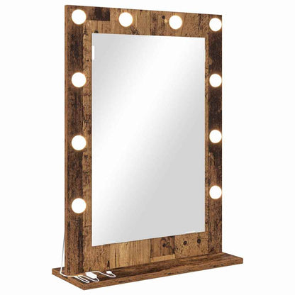 Specchio da VanitÃ  Rettangolare Rovere fumÃ© 70 x 50 x 18 cm