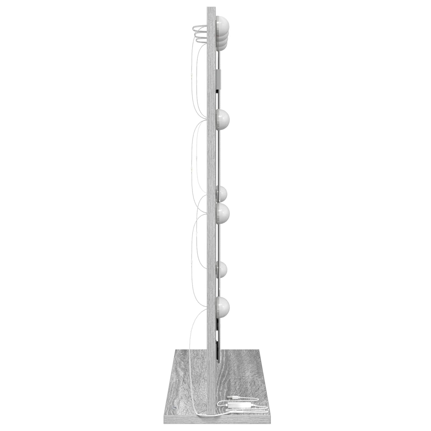 Specchio da VanitÃ  Rettangolare Grigio Sonoma 70 x 50 x 18 cm