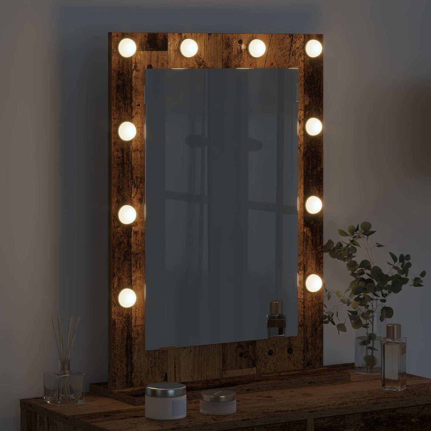 Specchio da VanitÃ  Rettangolare Legno vecchio 70 x 50 x 18 cm